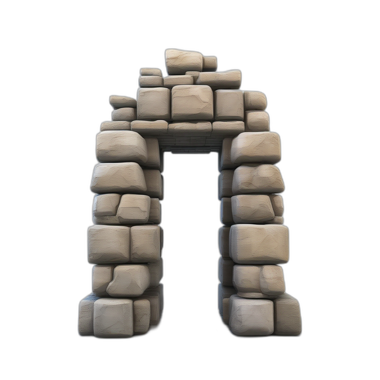 Doorway Stone Wall Module