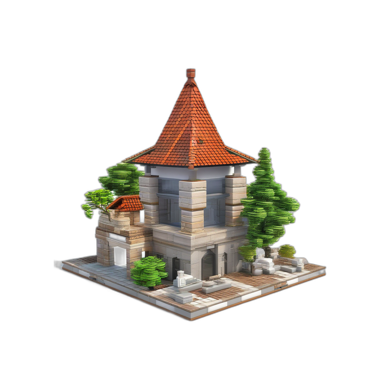 Flat Stone Roof Module