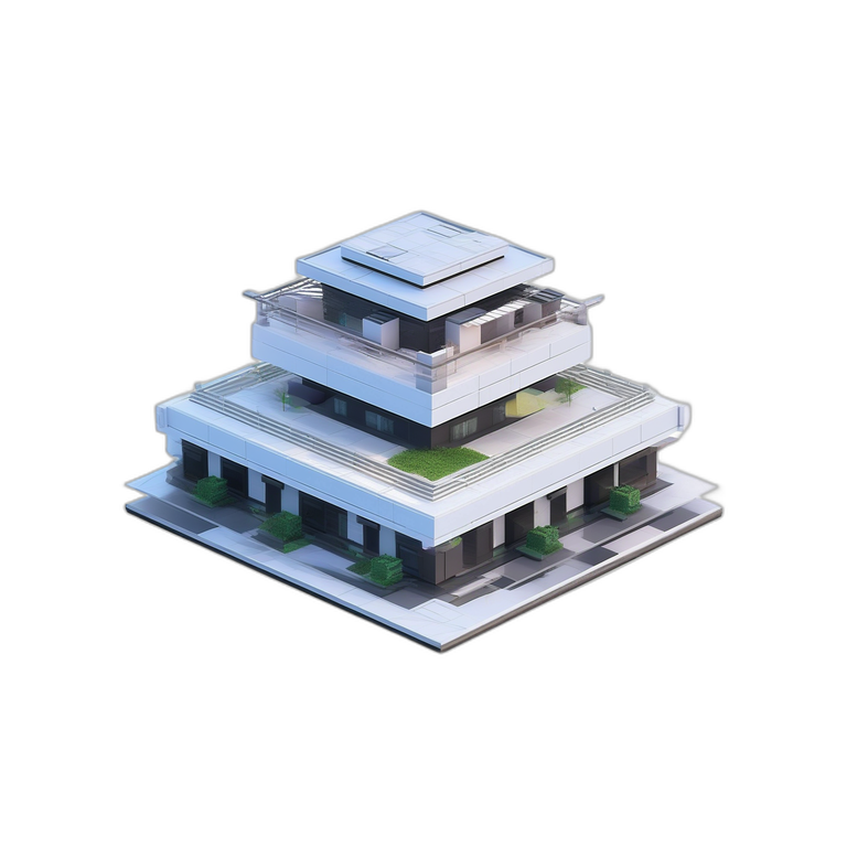 Flat Sci-Fi Roof Module