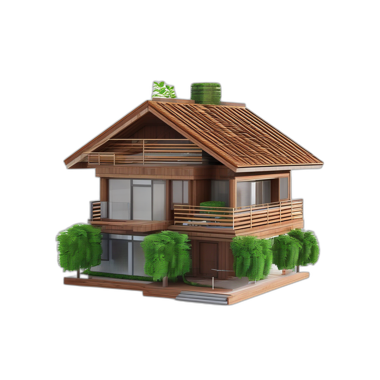 Roof Sloped Wood Module