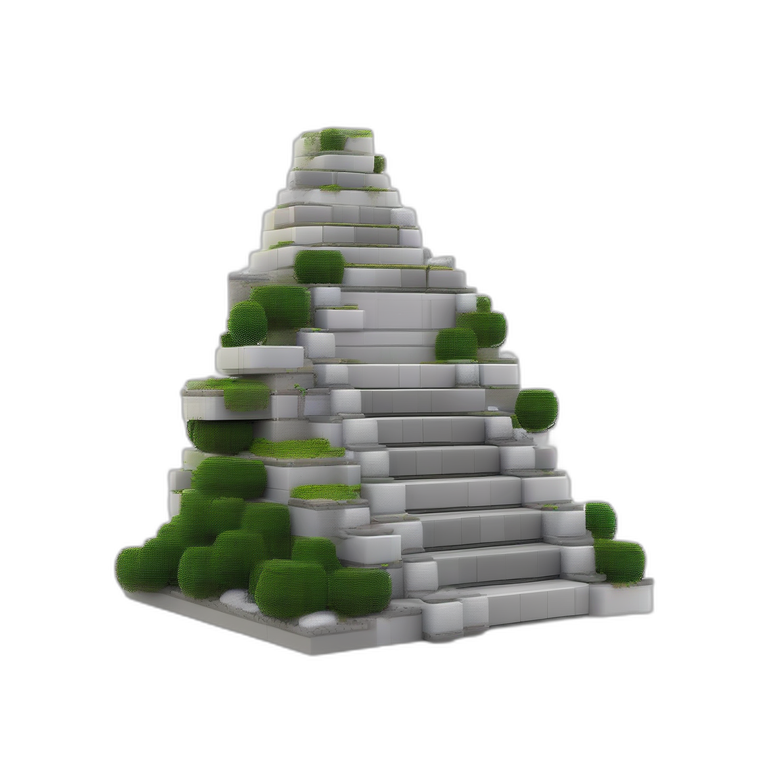 Straight Stone Stairs Module