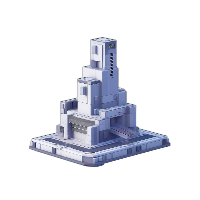 Straight Sci-Fi Stairs Module