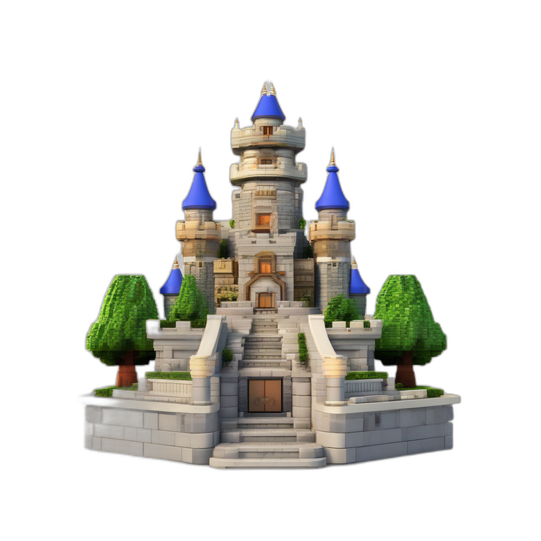 Corner Castle Stairs Module