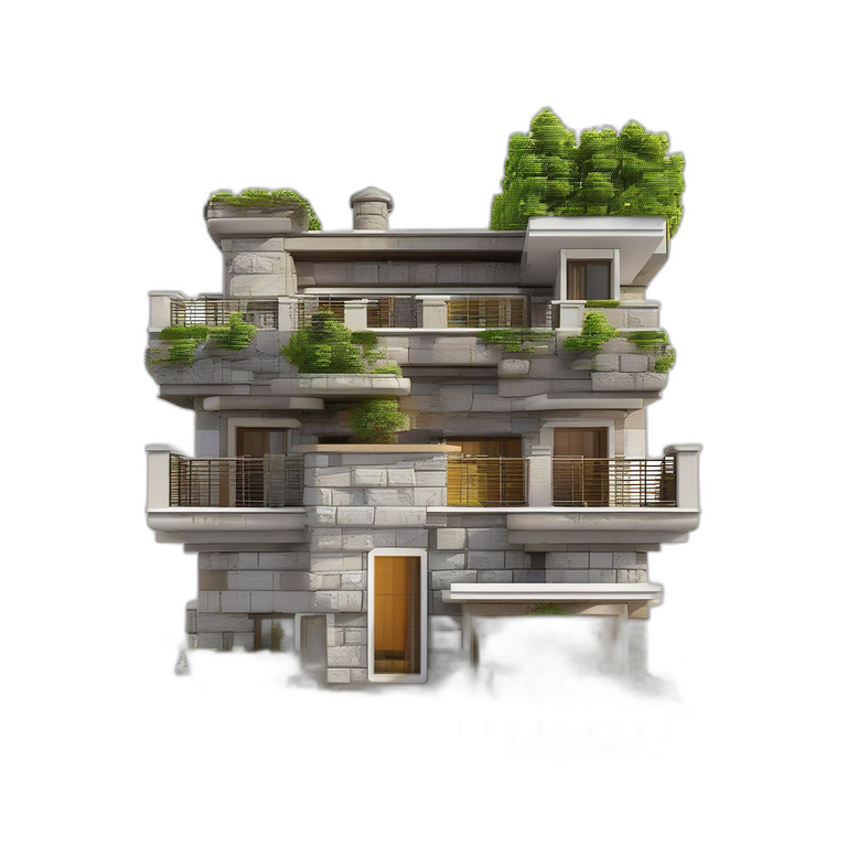 Stone Balcony Module