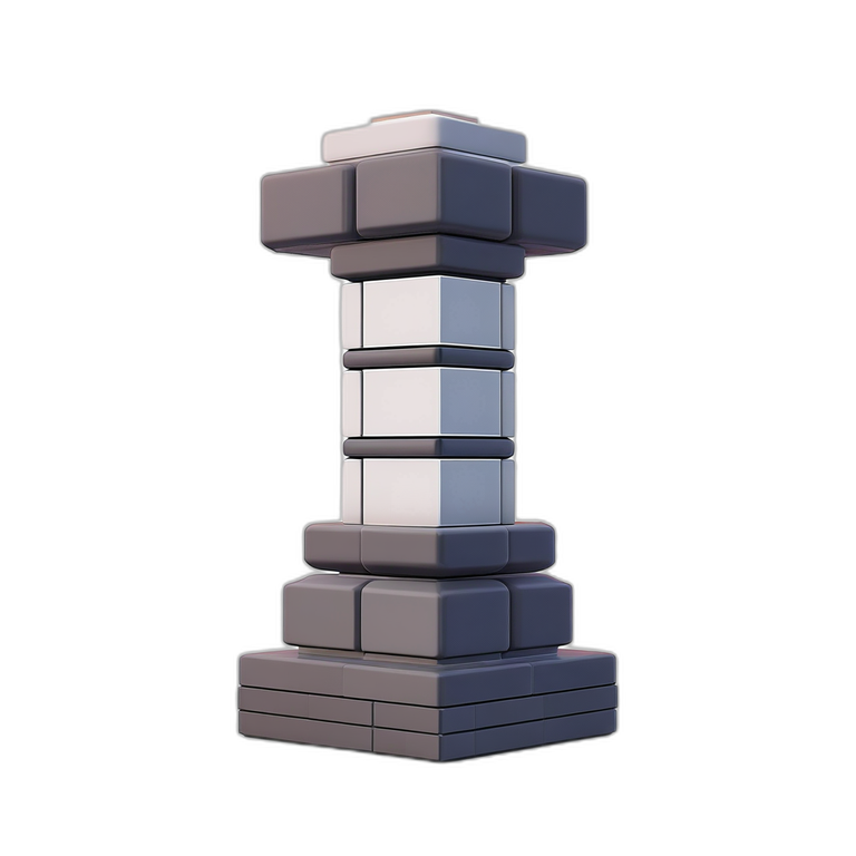 Short Stone Pillar Module
