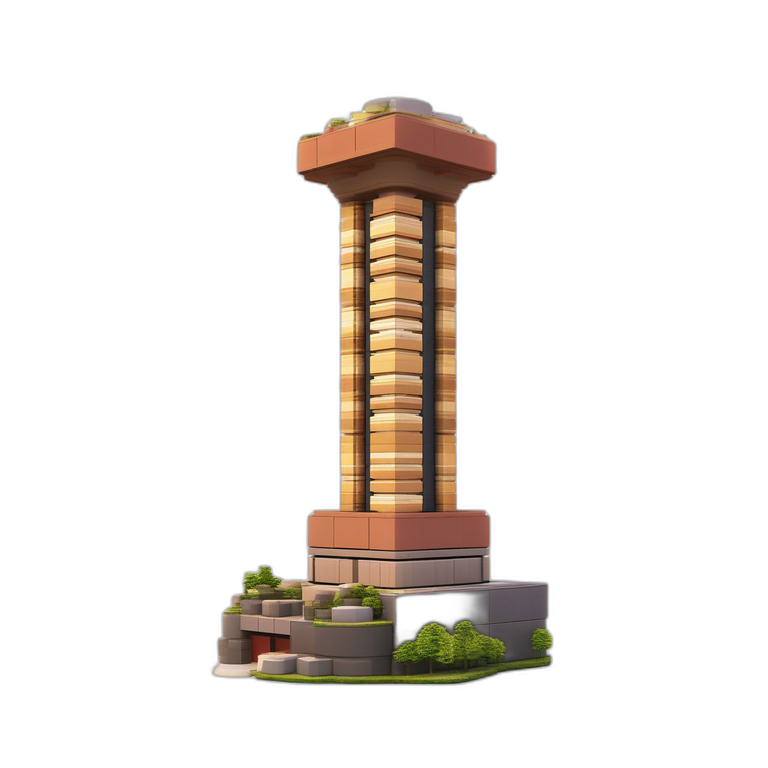 Tall Stone Pillar Module