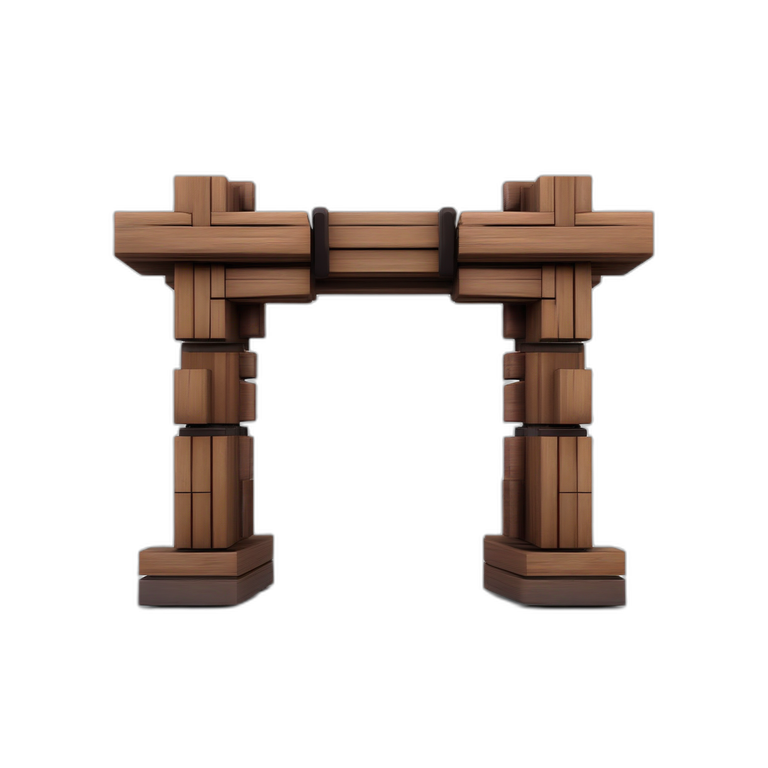 Gate Frame Wood Module