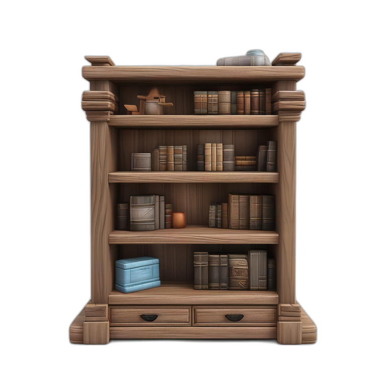 Rustic Bookshelf
