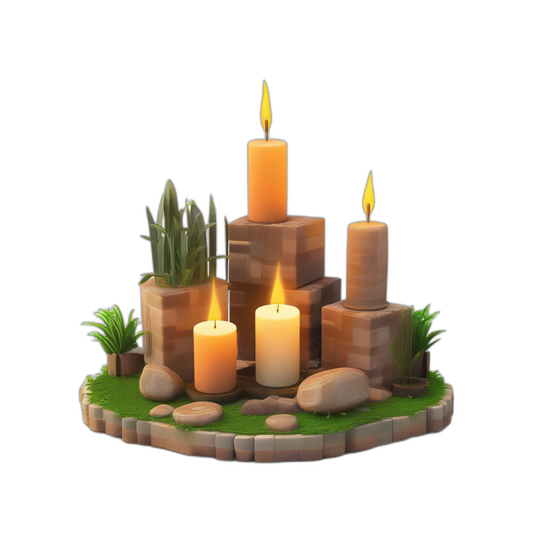 Rustic Candle Set