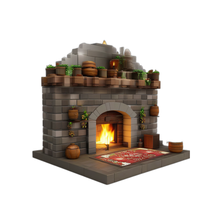 Medieval Fireplace