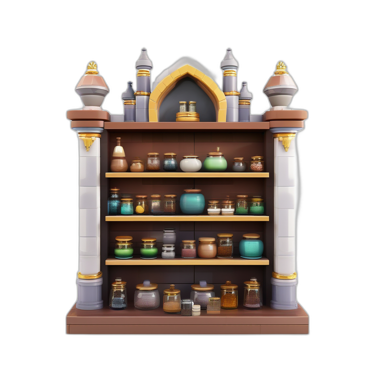 Royal Potion Shelf