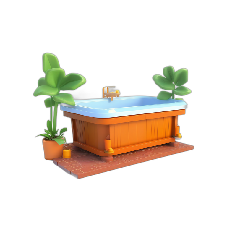 Rustic Bathtub