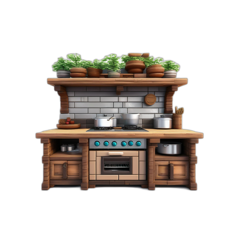 Medieval Kitchen Stove