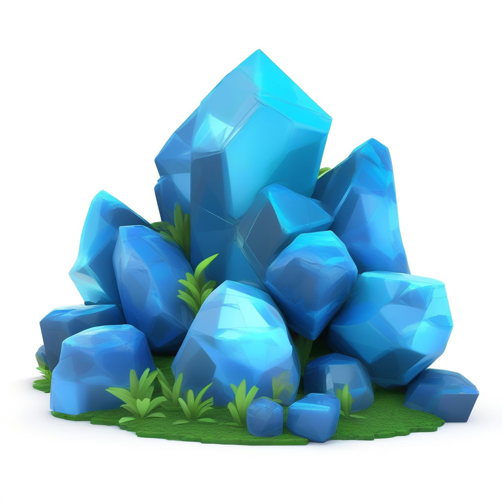 Blue Crystal Rock