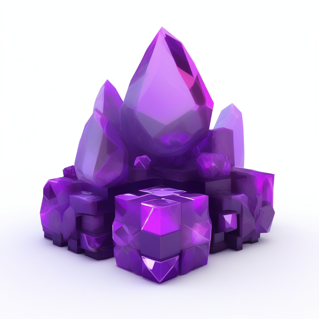 Purple Crystal Rock