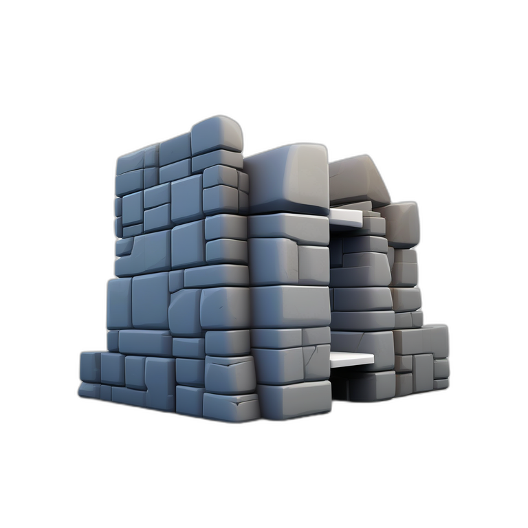Stone Wall Segment