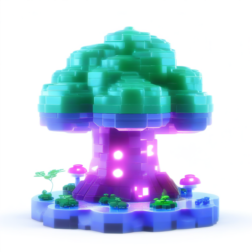 Glow Mushroom Tree