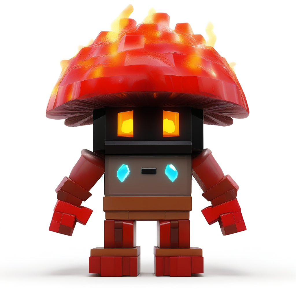 Fire Mushroom Monster