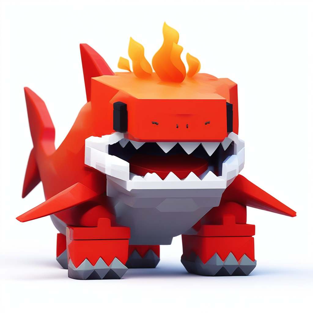 Fire Shark Monster